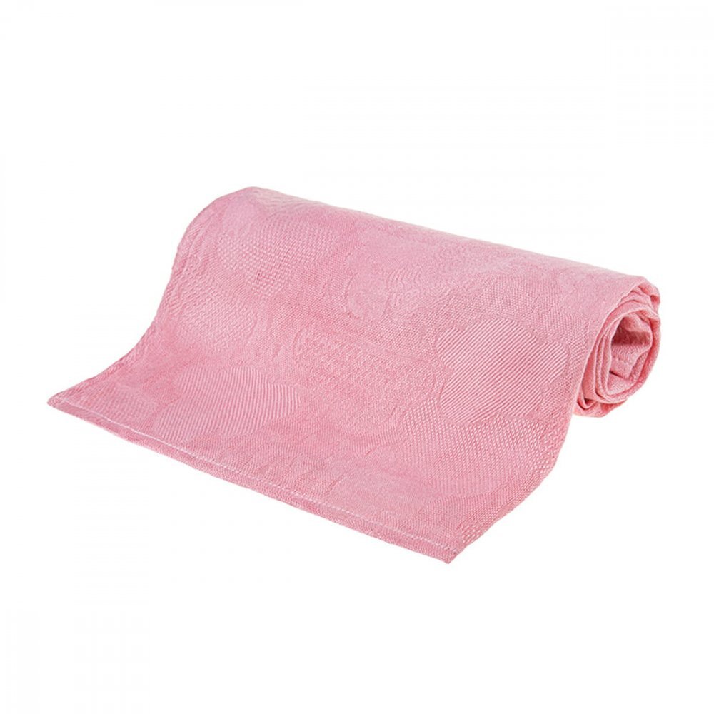 Bocioland Scutec multifunctional din fibra de bambus pentru copii Pink absorbtie superioara dimensiune 120 x 120 cm