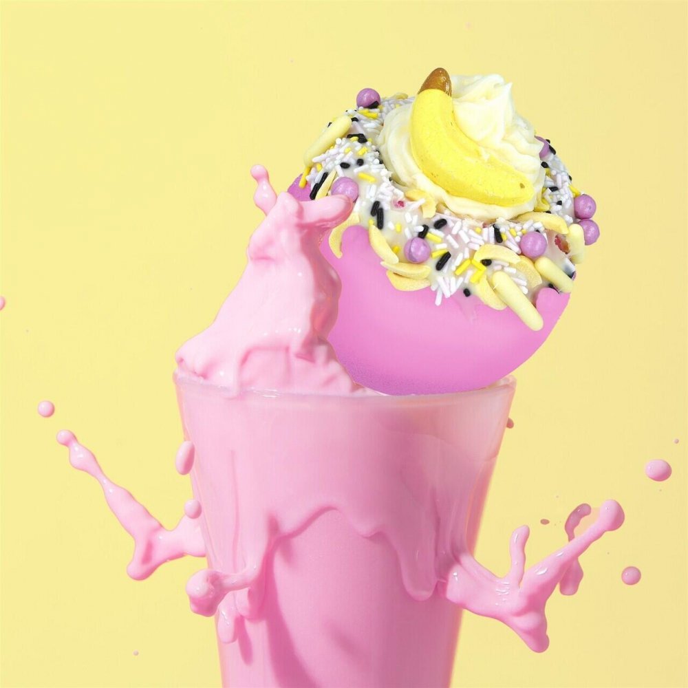 Bomb Cosmetics Bomba de baie efervescenta Banana Delight Raw Blaster 150g