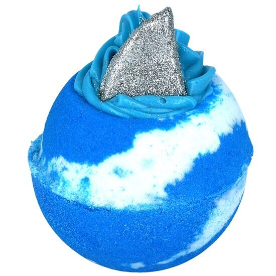 Bomb Cosmetics Bomba de baie handmade cu figurina Shark Attack Bath Blaster 160g
