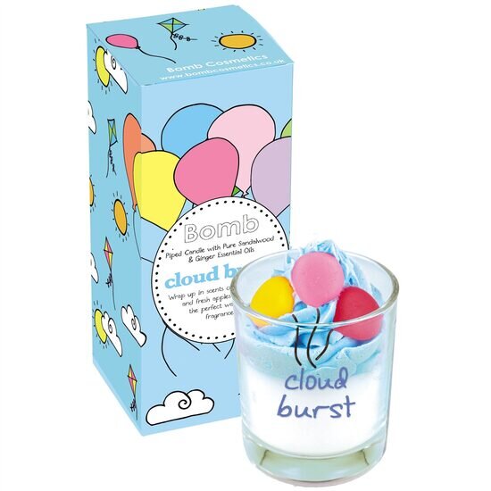 Bomb Cosmetics Lumanare parfumata 160g Cloud Burst Piped Candle