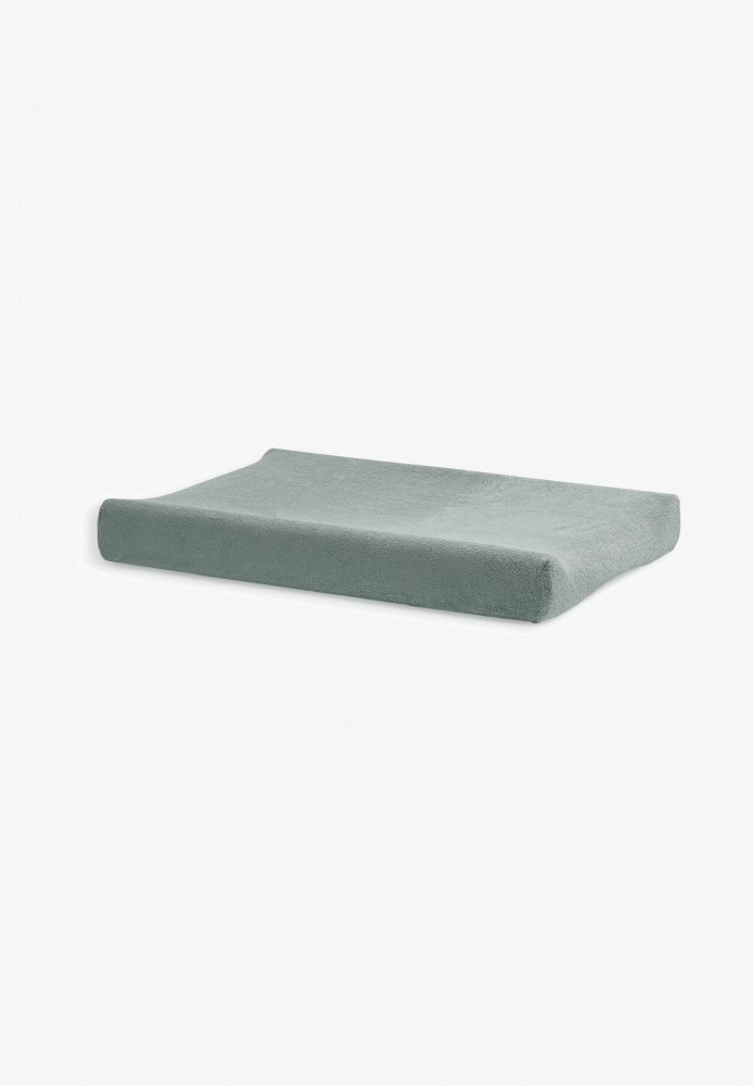 Bonjourbébé Husa de protectie pentru salteaua de infasat Bonjourbebe Hunter Mint bumbac buclat cu elastic 80x50 cm