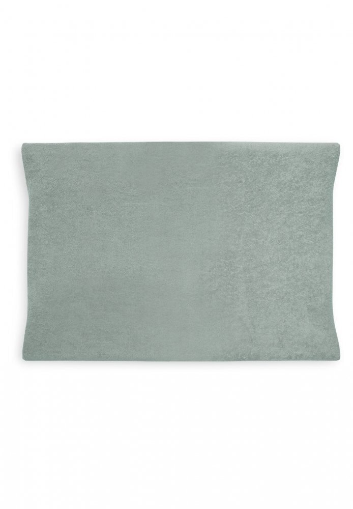 Bonjourbébé Husa de protectie pentru salteaua de infasat Bonjourbebe Hunter Mint bumbac buclat cu elastic 80x50 cm