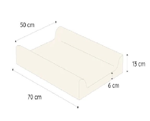 Bonjourbébé Saltea de infasat cu spate intarit si margini de protectie 50x70 cm Monstera Monkey