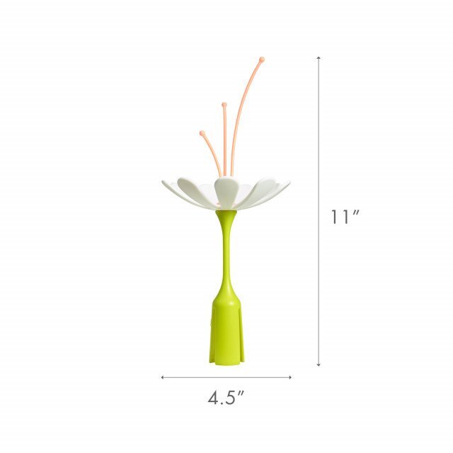 BOON Accesoriu pentru uscare biberoane Stem alb