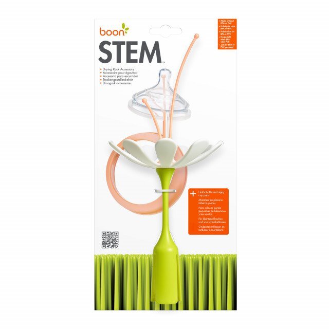 BOON Accesoriu pentru uscare biberoane Stem alb