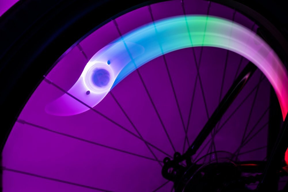 Brightz Lumina led colorata clip-on RBG pentru spite Spoke