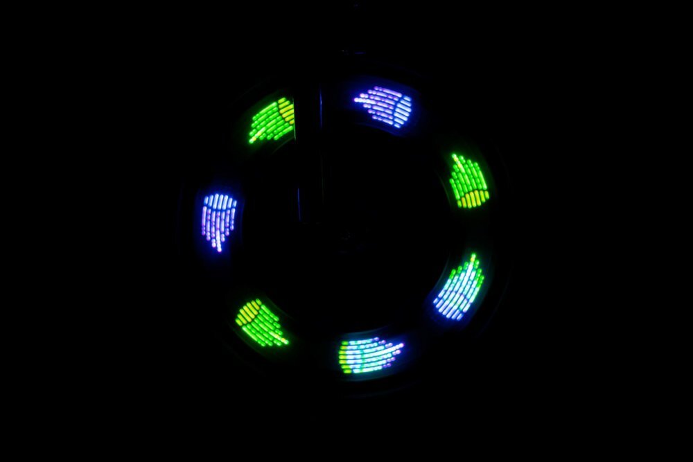 Brightz Lumina led cu efecte animate pentru spite bicicleta Shape
