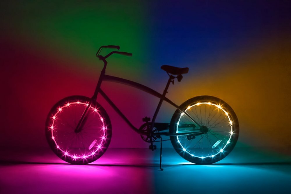 Brightz Lumina led decorativa pentru roti bicicleta Wheel