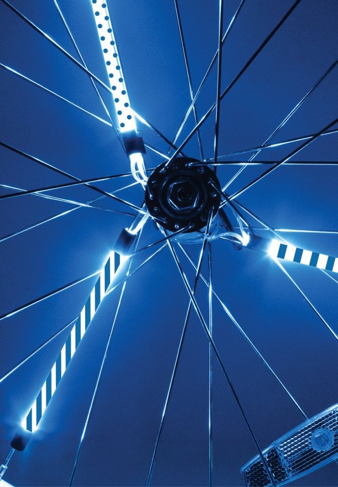 Brightz Lumini tubulare led pentru roti bicicleta Spin albastru