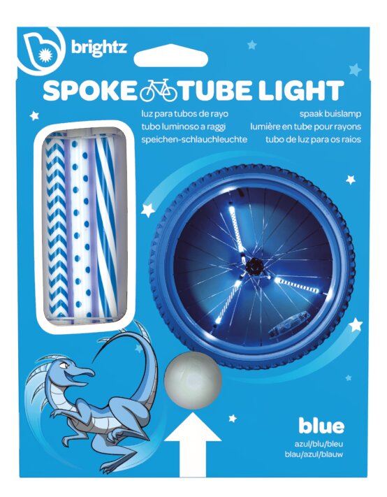 Brightz Lumini tubulare led pentru roti bicicleta Spin albastru