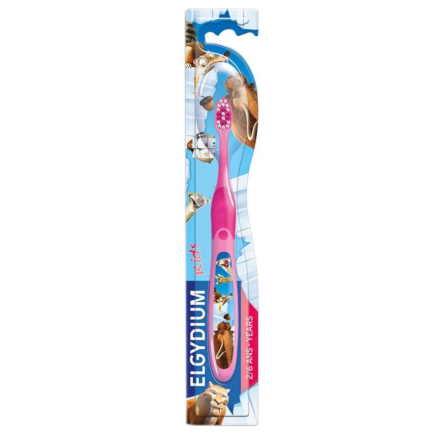 Brush Baby Periuta de dinti 2-6 ani Kids Elgydium roz