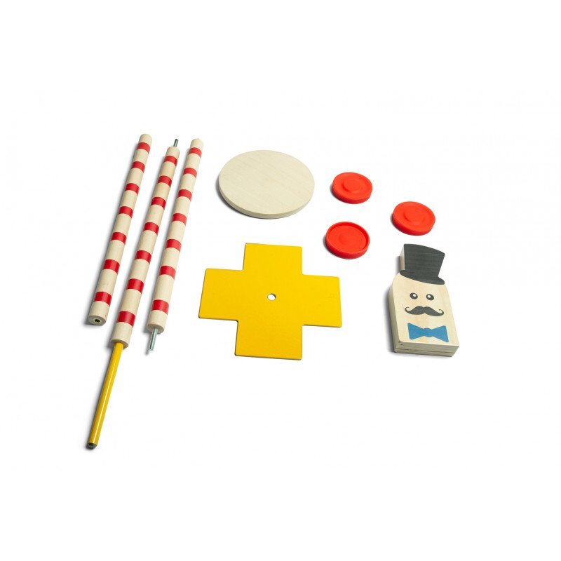 BS Toys Echilibristul Bob joc de aruncare la tinta