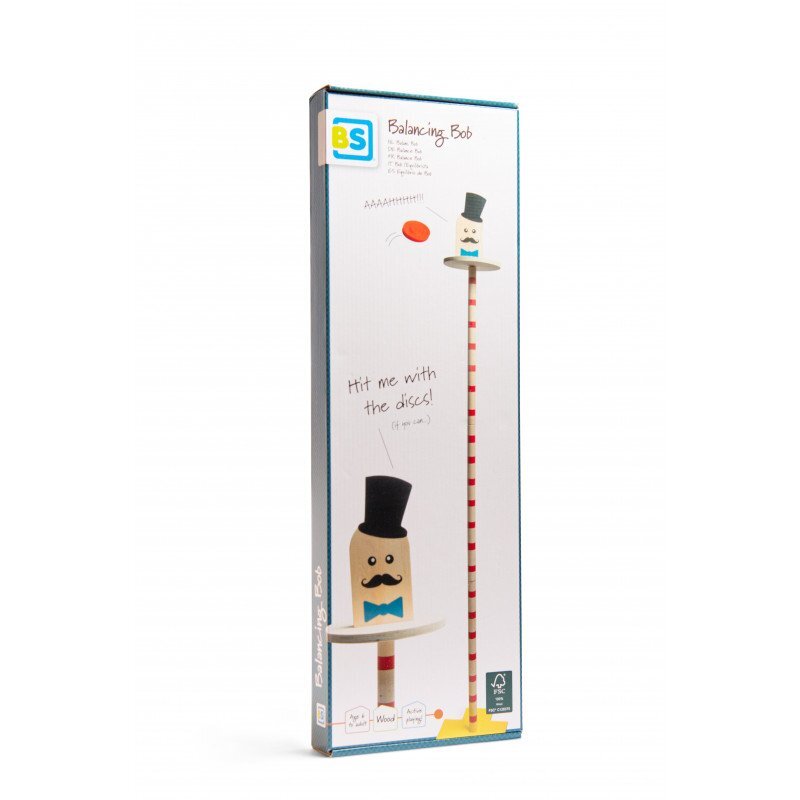 BS Toys Echilibristul Bob joc de aruncare la tinta