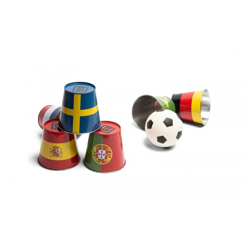 BS Toys Fotbal cu conserve joc de tras la tinta