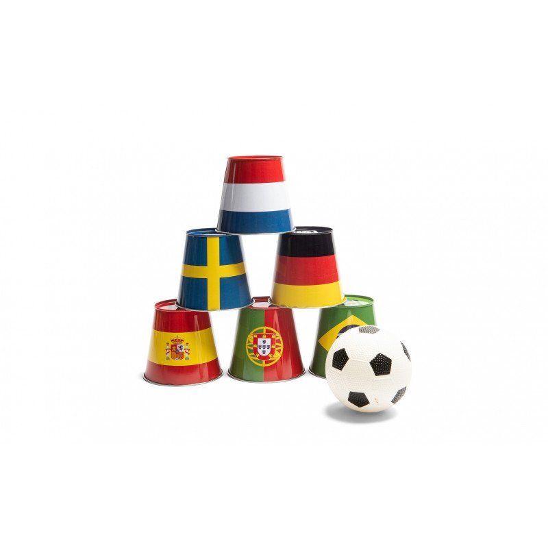 BS Toys Fotbal cu conserve joc de tras la tinta