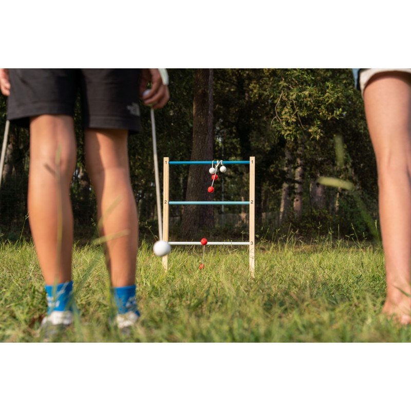BS Toys Joc 2 in 1 pentru copii Aruncarea discului si scara