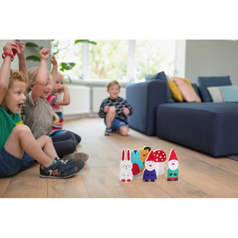 BS Toys Joc Prietenii de bowling din padure
