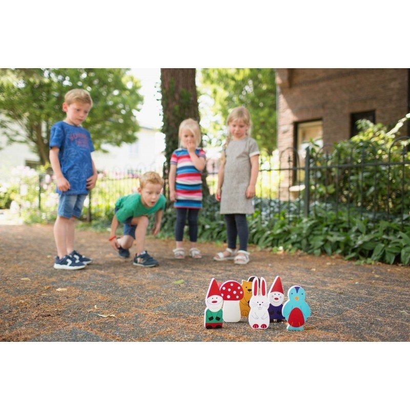 BS Toys Joc Prietenii de bowling din padure