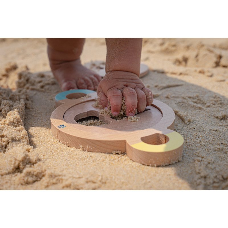 BS Toys Set de forme pentru nisip din lemn