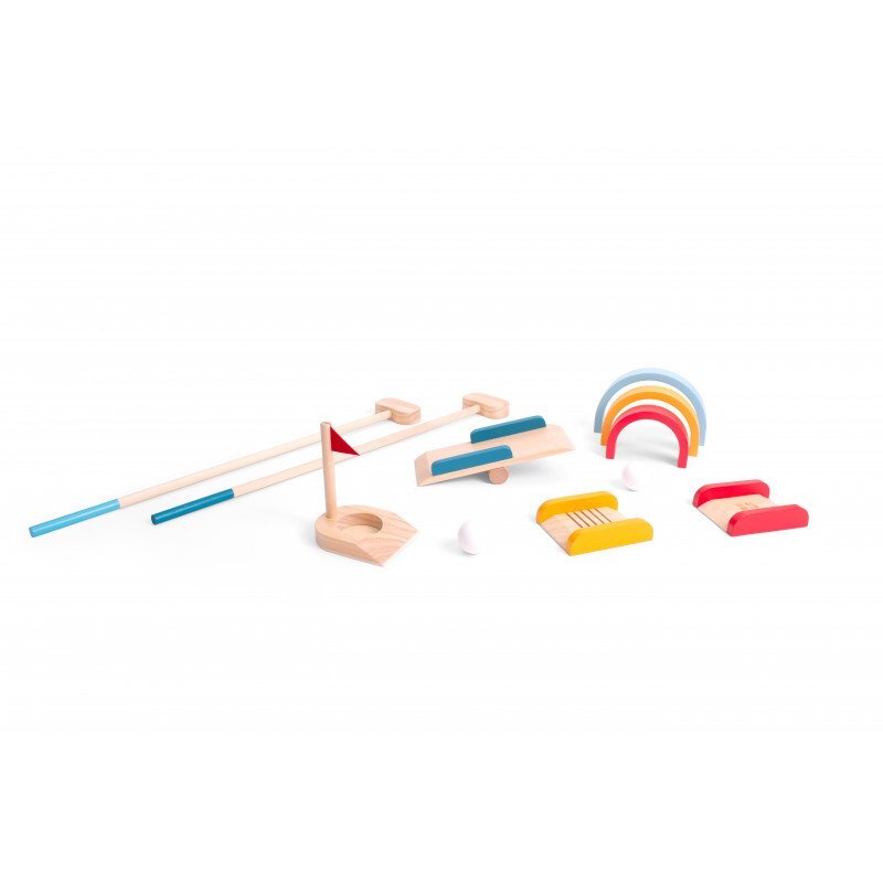 BS Toys Set de golf din lemn