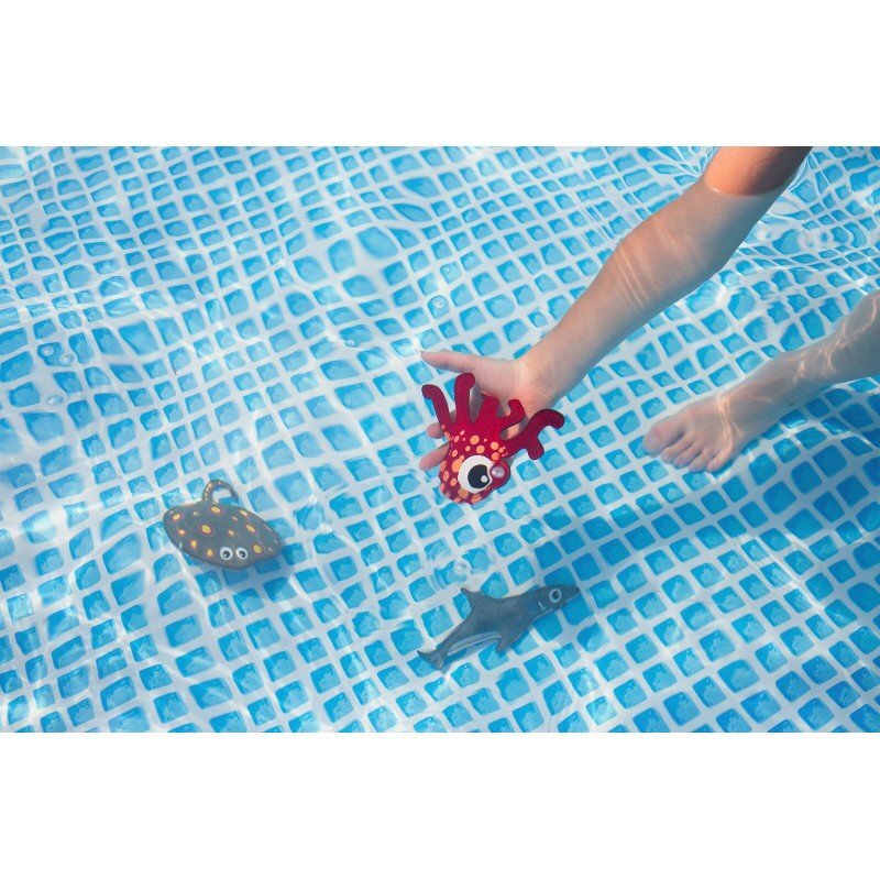 BS Toys Set pentru scufundari rechin caracatita si pisica de mare