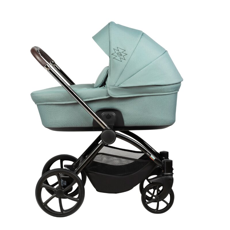 Buba Carucior pentru copii Kanatitza Mentha 2 in 1 cu suspensii scaun reversibil rucsac suport pahar plasa insecte si husa ploaie