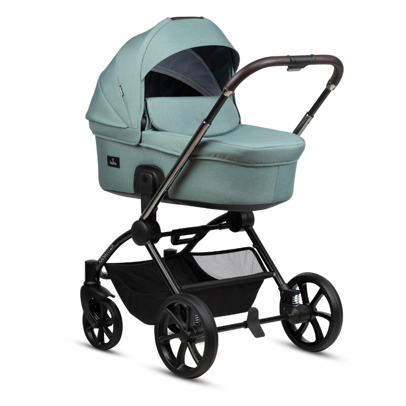Buba Carucior pentru copii Kanatitza Mentha 2 in 1 cu suspensii scaun reversibil rucsac suport pahar plasa insecte si husa ploaie