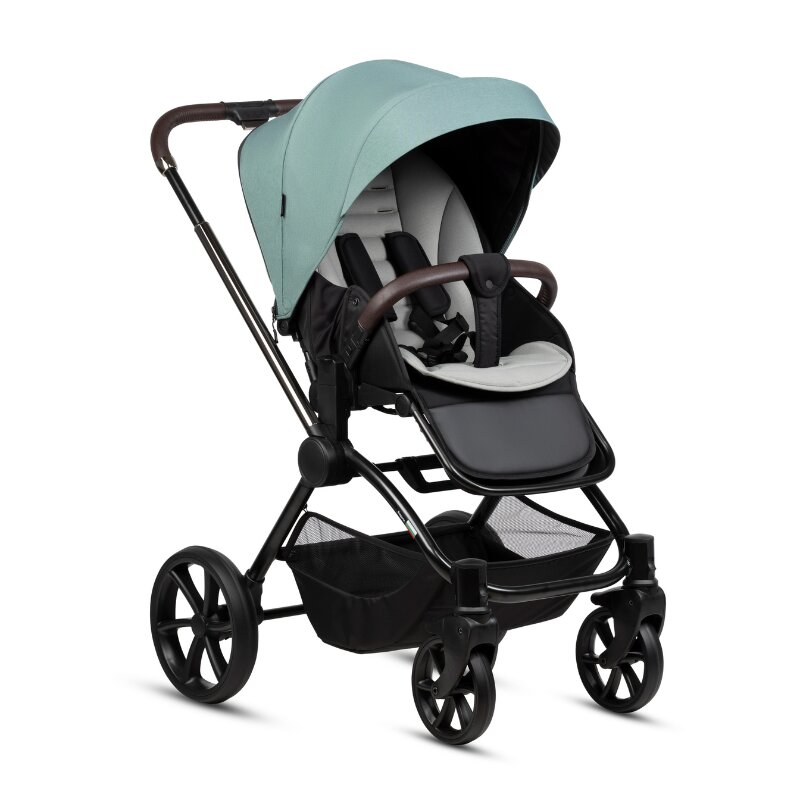 Buba Carucior pentru copii Kanatitza Mentha 2 in 1 cu suspensii scaun reversibil rucsac suport pahar plasa insecte si husa ploaie