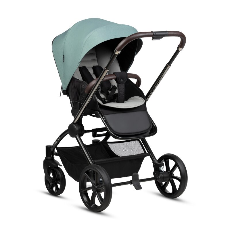 Buba Carucior pentru copii Kanatitza Mentha 2 in 1 cu suspensii scaun reversibil rucsac suport pahar plasa insecte si husa ploaie
