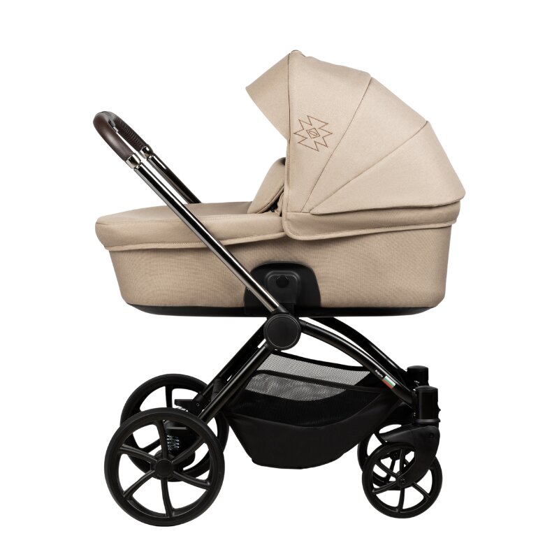 Buba Carucior pentru copii Kanatitza Nougat 2 in 1 cu suspensii scaun reversibil rucsac suport pahar plasa insecte si husa ploaie