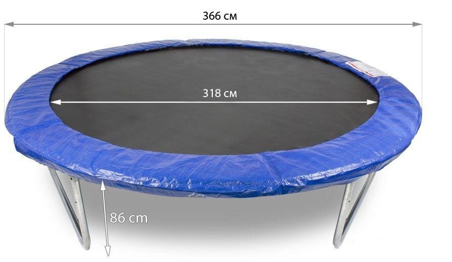 Buba Trambulina 12FT cu plasa de protectie si scara diametru 366 cm