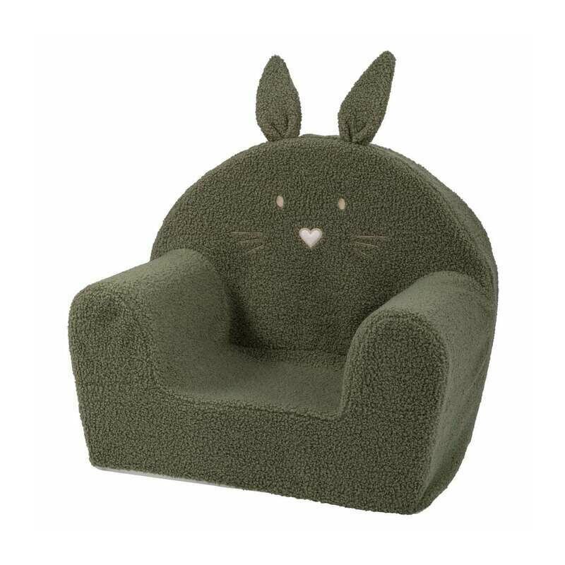 BUBABA Fotoliu din burete Bunny 9 luni-5 ani green