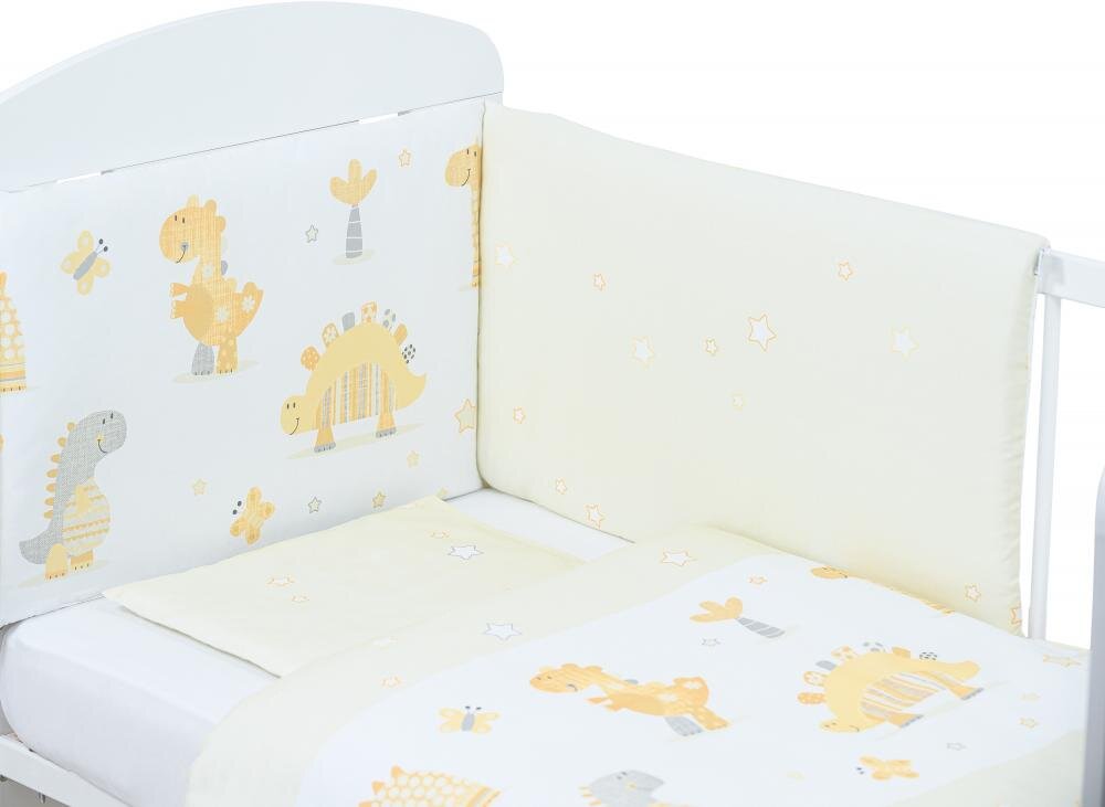 BUBABA Set de pat pentru bebelusi Dinos 3 piese