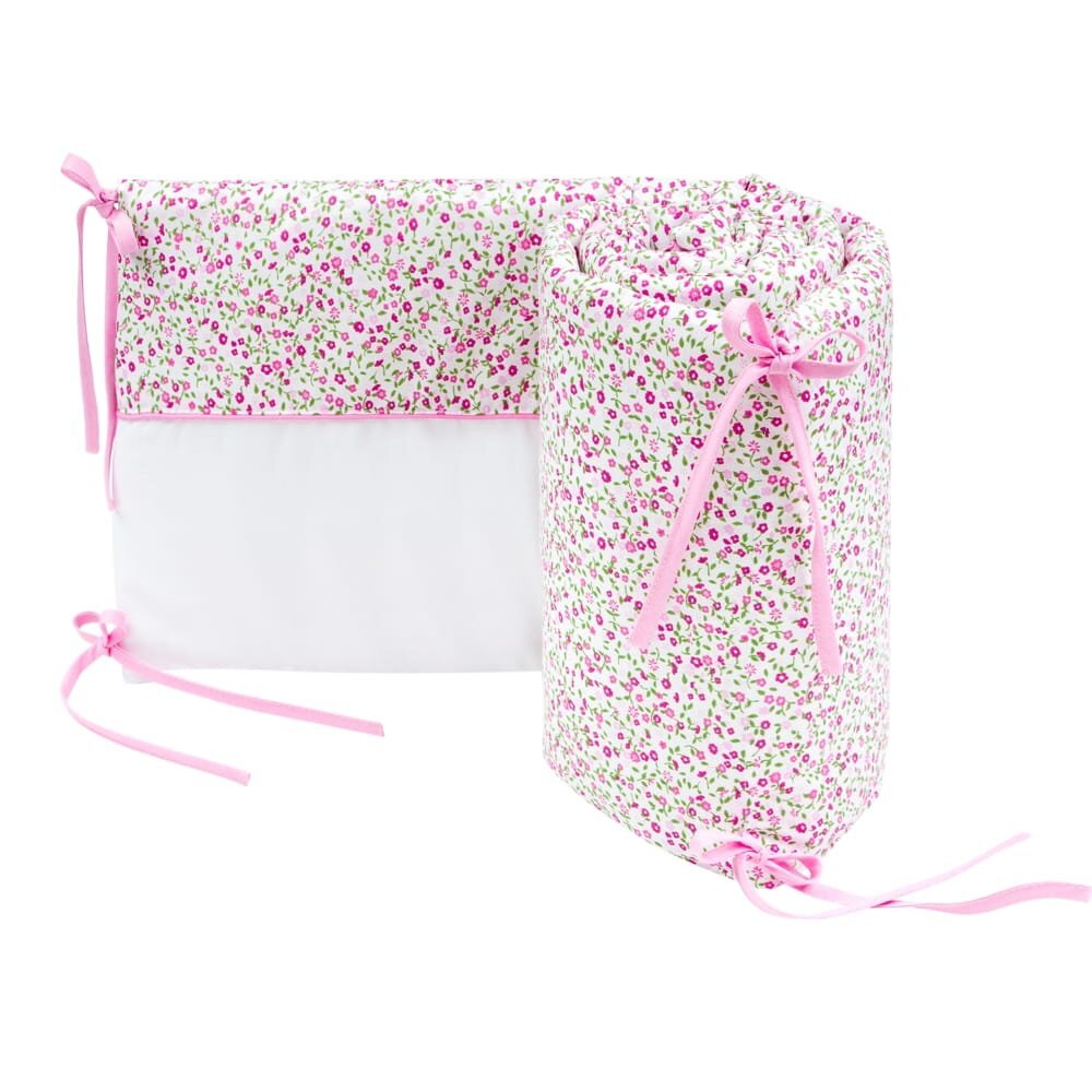 Bubaland Aparatoare interioara pentru patut 180x30 cm Meadow Pink