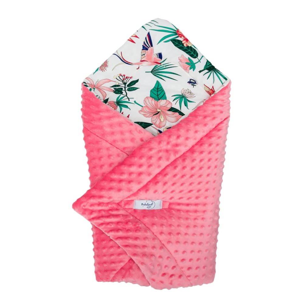 Bubaland Paturica de infasat nou-nascut Minky Colibri 80x80 cm