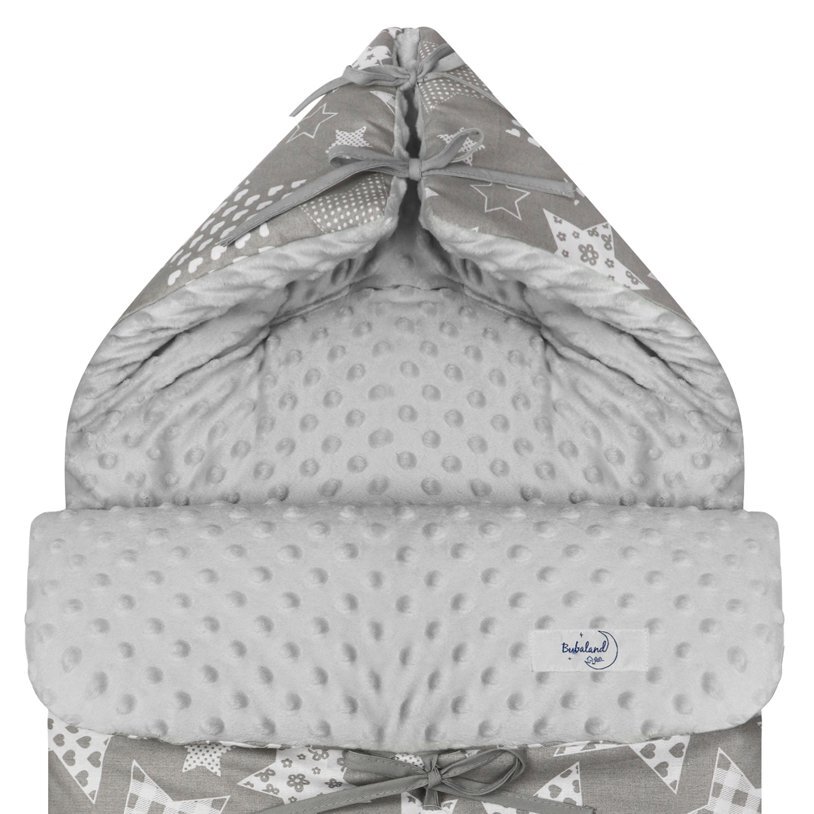 Bubaland Sac de iarna universal Minky Big Stars 85 cm
