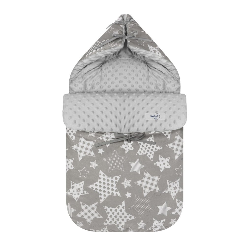 Bubaland Sac de iarna universal Minky Big Stars 85 cm
