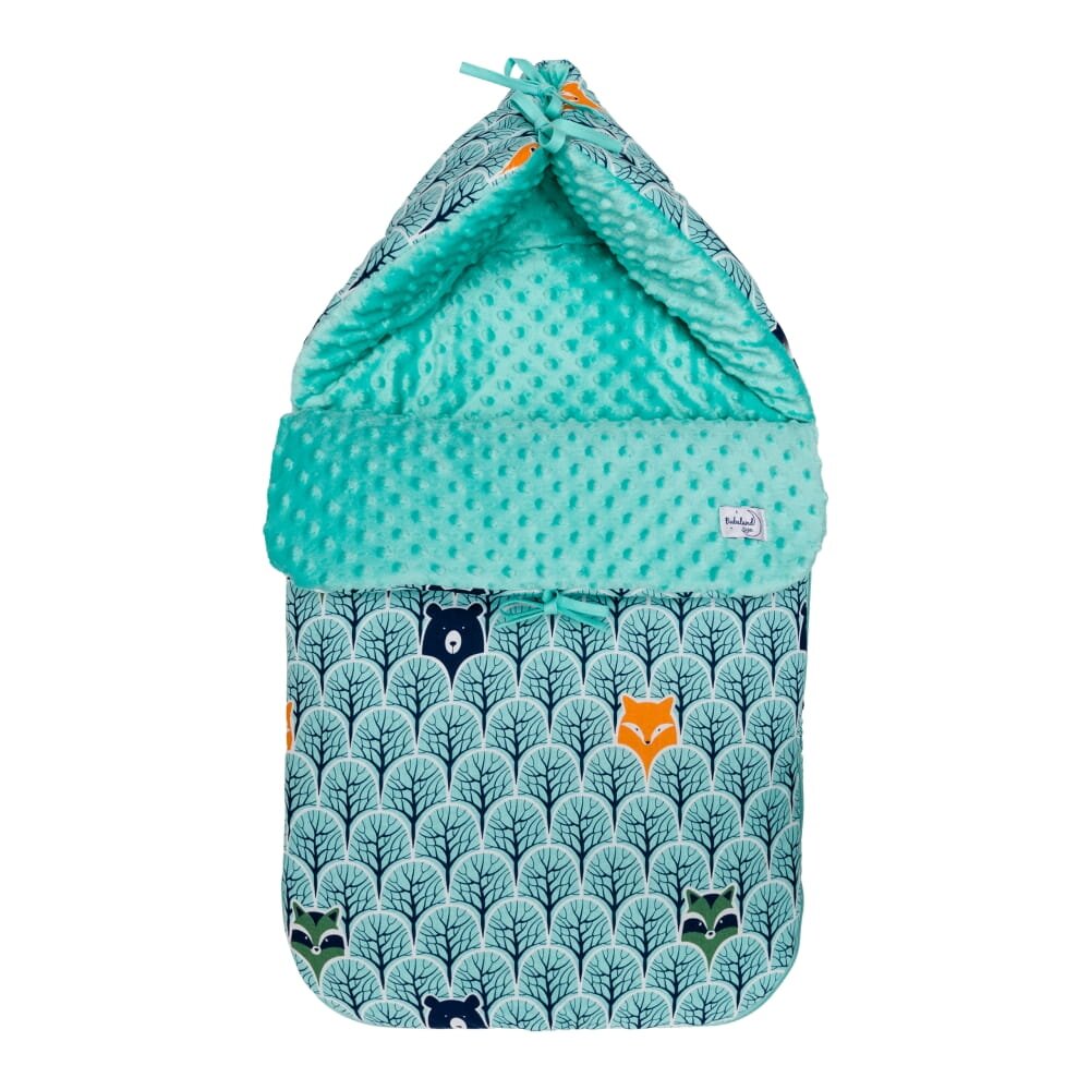 Bubaland Sac de iarna universal Minky Forest 85 cm