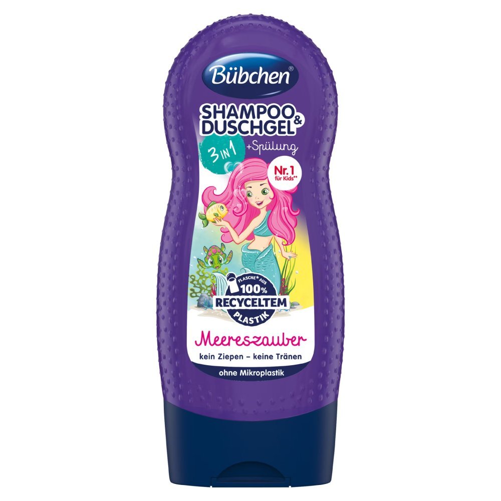 Bubchen Sampon gel de dus si balsam Mica Sirena 230 ml