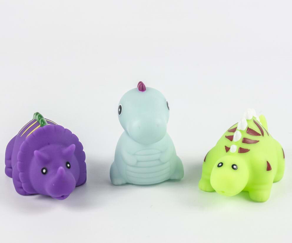 Buddy&Barney Set Dinozauri cu LED pentru baie