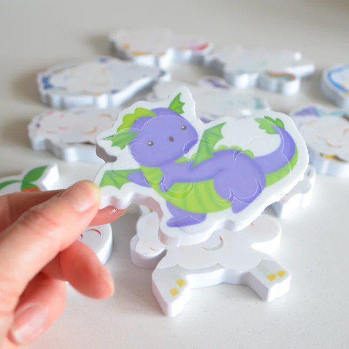 Buddy&Barney Stickere pentru baie care isi schimba culoarea Creaturi Magice