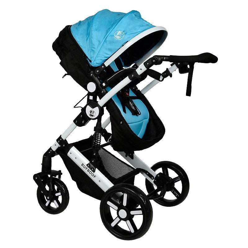 BUF BOOF Carucior 2 in 1 reversibil 0-36 luni X2 Blue