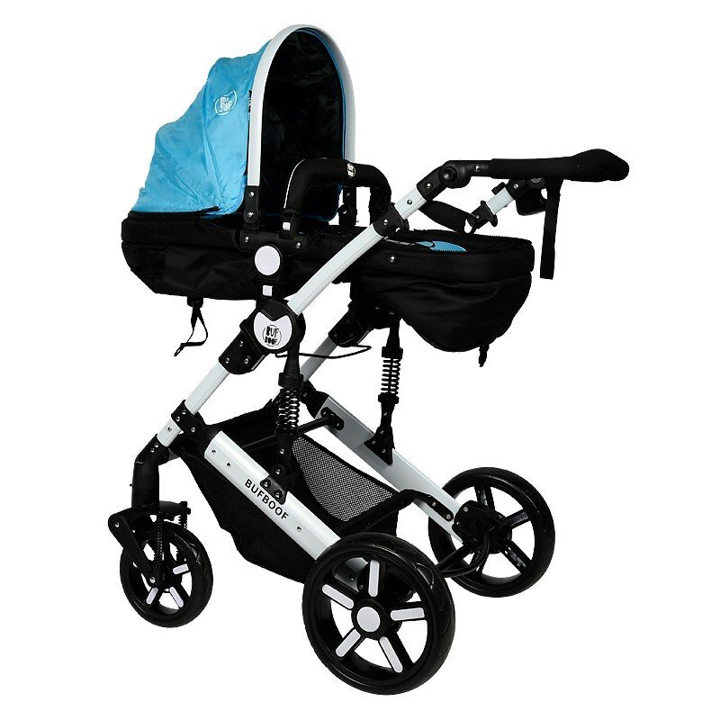 BUF BOOF Carucior 2 in 1 reversibil 0-36 luni X2 Blue