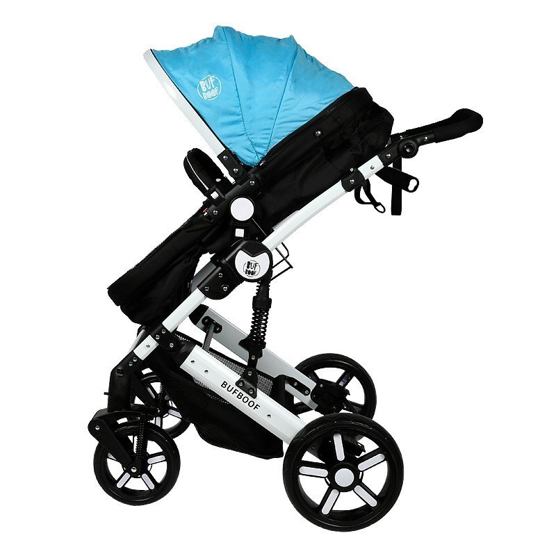 BUF BOOF Carucior 2 in 1 reversibil 0-36 luni X2 Blue
