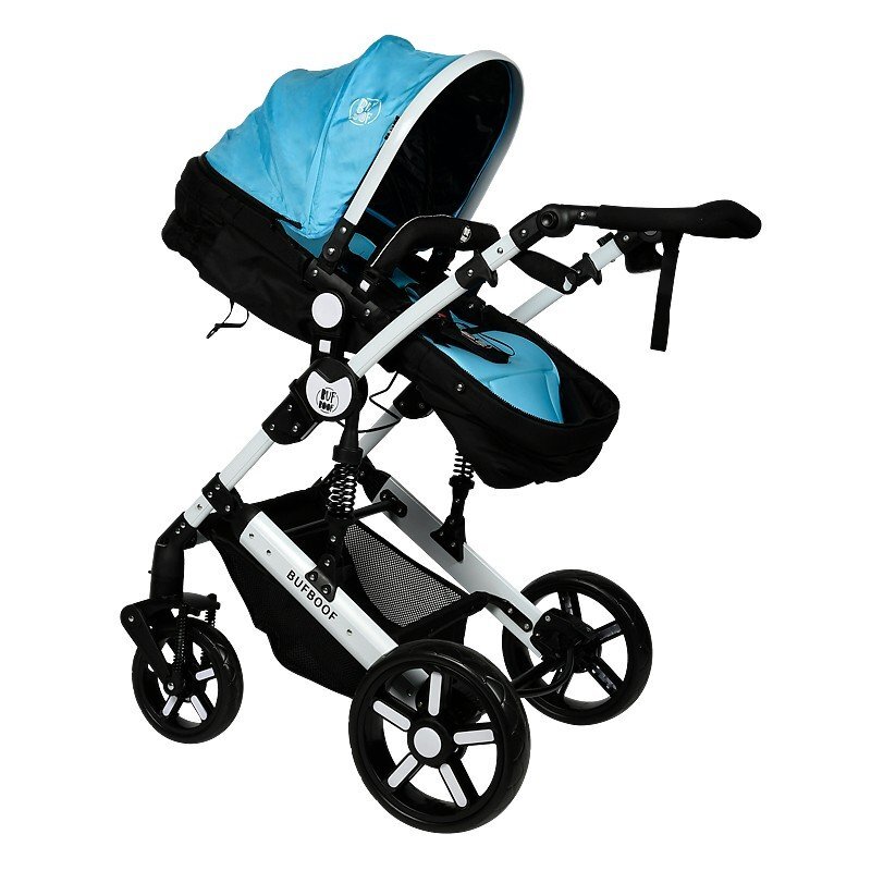 BUF BOOF Carucior 2 in 1 reversibil 0-36 luni X2 Blue