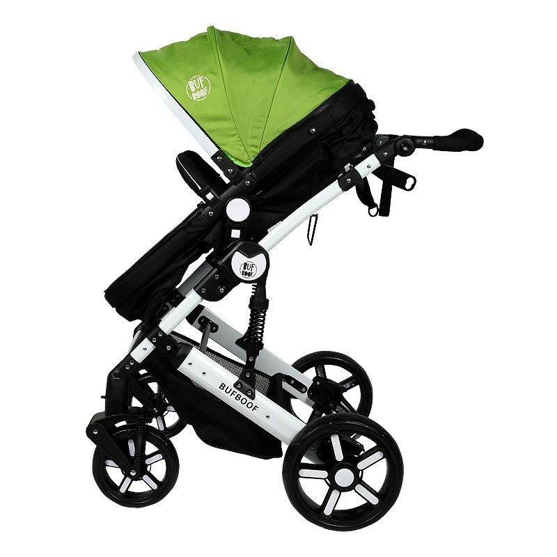 BUF BOOF Carucior 2 in 1 reversibil 0-36 luni X2 Green