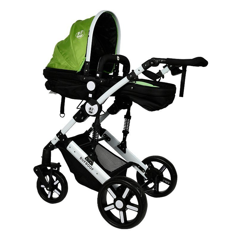 BUF BOOF Carucior 2 in 1 reversibil 0-36 luni X2 Green