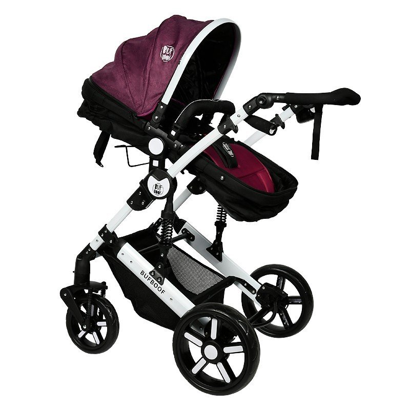BUF BOOF Carucior 2 in 1 reversibil 0-36 luni X2 Purple