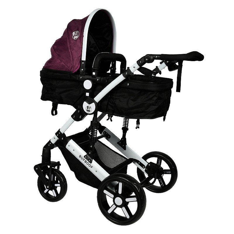 BUF BOOF Carucior 2 in 1 reversibil 0-36 luni X2 Purple