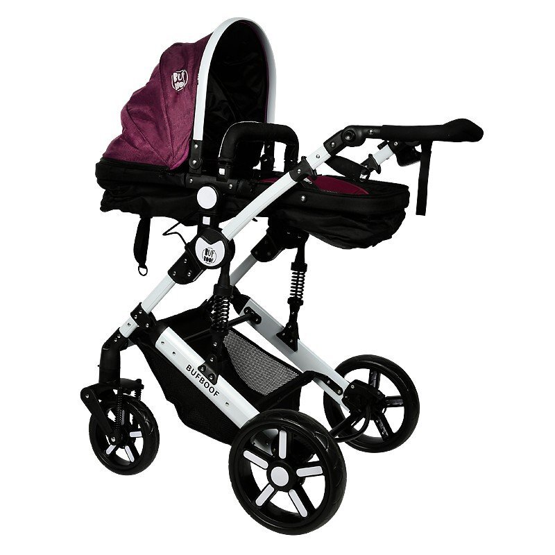 BUF BOOF Carucior 2 in 1 reversibil 0-36 luni X2 Purple